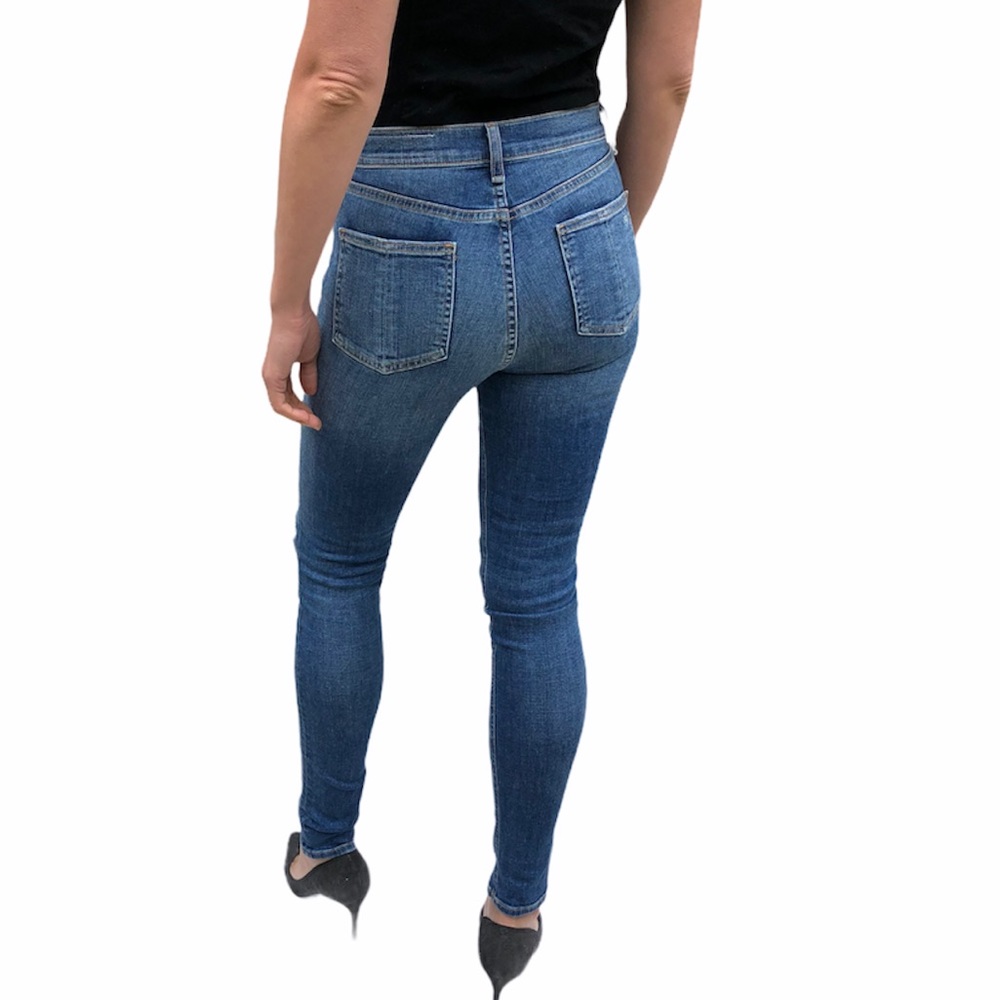 rag & bone- Distressed High Rise, Skinny Jeans - Picture 4 of 10